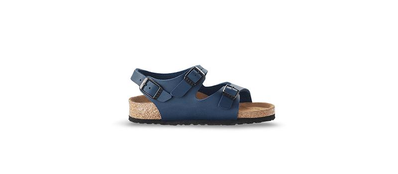 Birkenstock Roma Birko-flor Narrow Sandaler Børn Blå | DK 116QMA